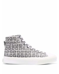 Givenchy City High Logo Jacquard Sneakers