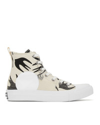 McQ Alexander McQueen Off White Swallow Orbyt High Top Sneakers