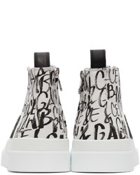 Dolce & Gabbana Portofino Light Logo Mid Top Sneakers