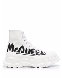 Alexander McQueen Tread Slick Hi Top Sneakers
