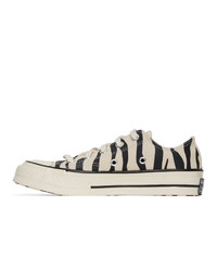 Converse Off White Zebra Chuck 70 Low Sneakers