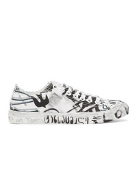 Vetements White N Graffiti Sneakers