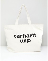 Carhartt WIP Carhartt Shopper Bag In Ecru