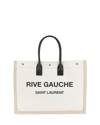 Saint Laurent Rive Gauche Logo Tote