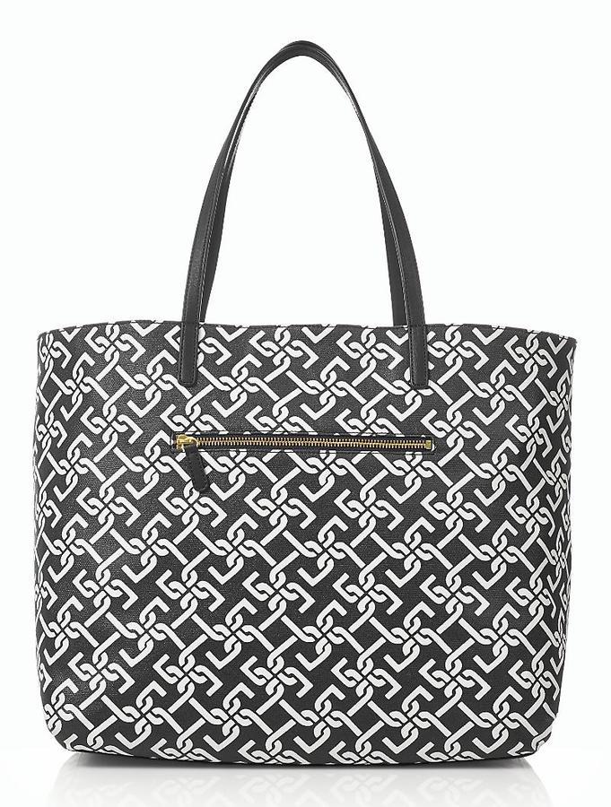 coated canvas tote