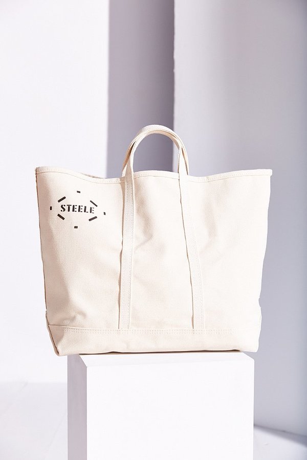 Urban Outfitters Steele Natural Canvas Tote Bag, $59 | Urban Outfitters ...