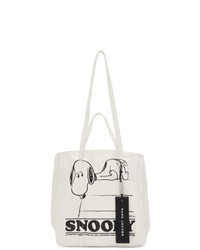 Marc Jacobs White Peanuts Edition The Tag Tote
