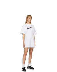 Nike White Sportswear Swoosh Dress