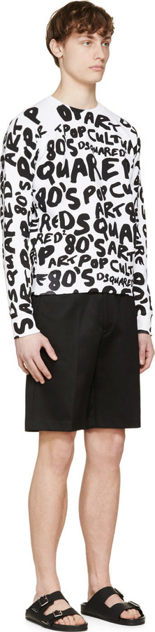 dsquared2 80's pop art sweatshirt
