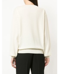 Loewe Cashmere Cut Out Logo Sweater