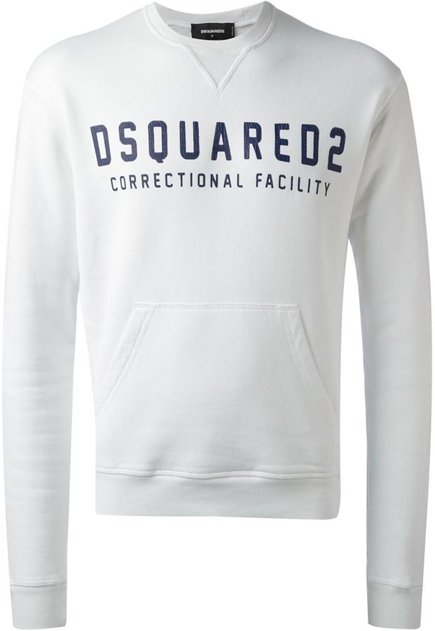 Redenaar Rijd weg heel DSquared 2 Logo Print Sweatshirt, $380 | farfetch.com | Lookastic