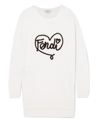 Fendi Embroidered Cashmere Sweater