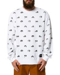 Flying Coffin The Night Vision Sweatshirt In White