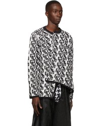 Comme Des Garcons Homme Plus Jacquard Inside Out Sweater