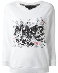 Marc by Marc Jacobs Marc Tag Printed Sweatshirt