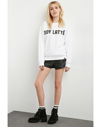 Forever 21 Married To The Mob Soy Latt Sweatshirt