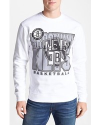 Mitchell & Ness Brooklyn Nets Sweatshirt White Medium