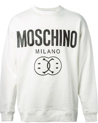 Moschino Smiley And Logo Print Sweatshirt