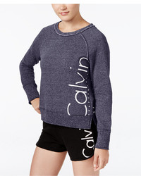 Calvin Klein Performance Ribbed Logo Sweatshirt