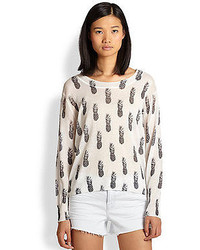 Townsen Pineapple Print Dolman Sleeved Sweater