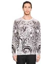 Richmond Printed Cotton Sweater