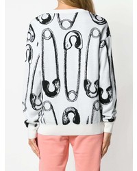 Moschino Safety Pin Print Sweater