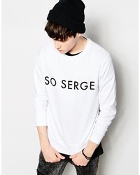 Serge Denimes Sweatshirt White