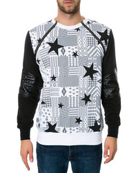 Square Zero Crewneck Pullover With Navajo Star Print