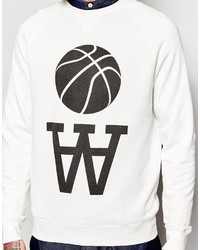 Wood Wood Sweatshirt With Basketball Print