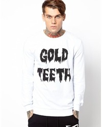 Systvm Sweatshirt With Gold Teeth Print