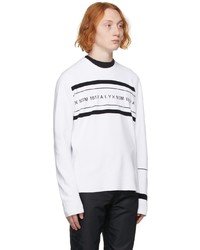 1017 Alyx 9Sm White Band Logo Sweater