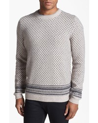 Topman Wool Blend Crewneck Sweater
