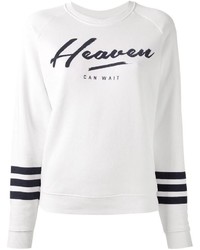 Zoe Karssen Heaven Can Wait Print Sweatshirt