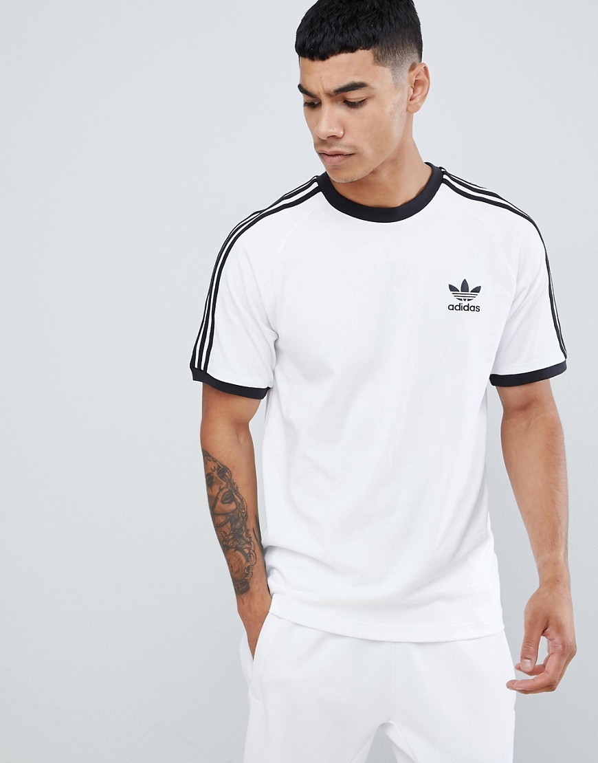 adidas Originals Adicolor California Shirt In White Cw1203, $14 | Asos | Lookastic
