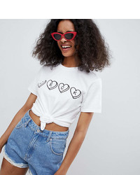 Adolescent Clothing T Shirt With Heck Heart Print