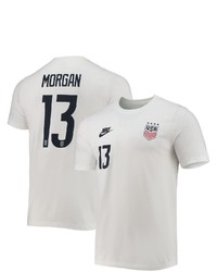 Nike Alex Morgan White Uswnt Club Name Number T Shirt