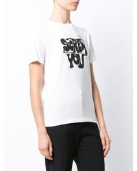 Alexa Chung Slogan Printed T Shirt