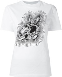 MCQ Alexander Ueen Bunny Print T Shirt