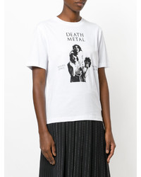 MCQ Alexander Ueen Death Metal Print T Shirt
