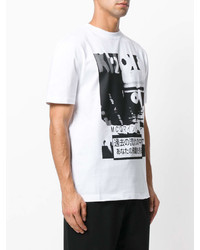 McQ Alexander Ueen Graphic Print T Shirt