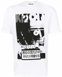 McQ Alexander Ueen Graphic Print T Shirt