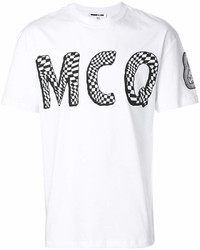 McQ Alexander Ueen Logo Print T Shirt
