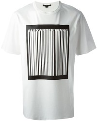Alexander Wang Barcode Print T Shirt
