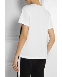 Karl Lagerfeld Amanda Printed Cotton Jersey T Shirt