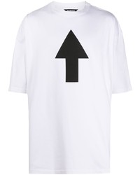 Balenciaga Arrow Print Short Sleeved T Shirt