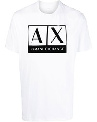 Armani Exchange Ax Logo Print T Shirt