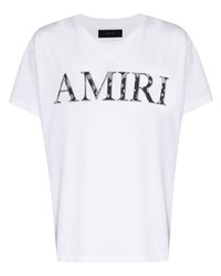 Amiri Bandana Logo Print T Shirt