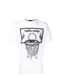 Frankie Morello Basketball Print T Shirt
