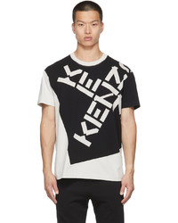 Kenzo Black Beige Sport Big X T Shirt