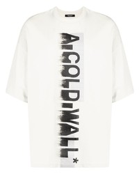 A-Cold-Wall* Blurred Logo Print T Shirt
